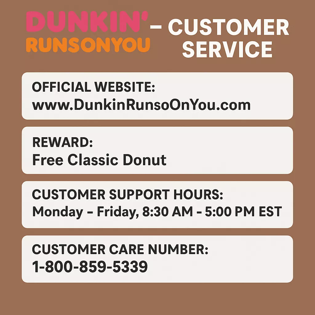 DunkinRunsOnYou – Customer Service
